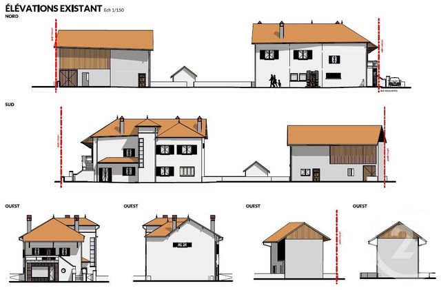 Appartement à vendre - 4 pièces - 110.0 m2 - ST PIERRE EN FAUCIGNY - 74 - RHONE-ALPES - Century 21 Patrimoine Rochois